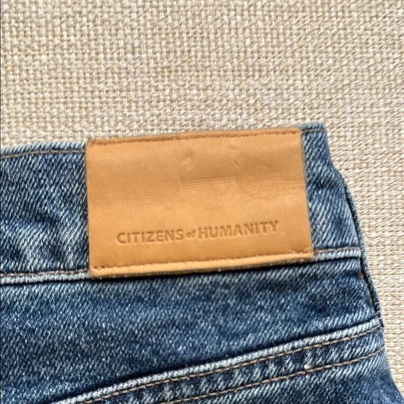 Citizens Of Humanity Beatnik Blue Denim Mini Skirt size 30 - Picture 4 of 9
